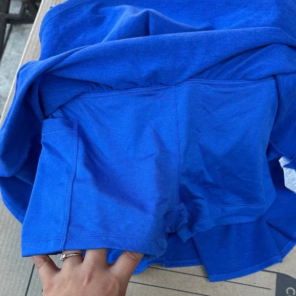 Old Navy Royal Blue Flared Skirt - Picture 2 of 4